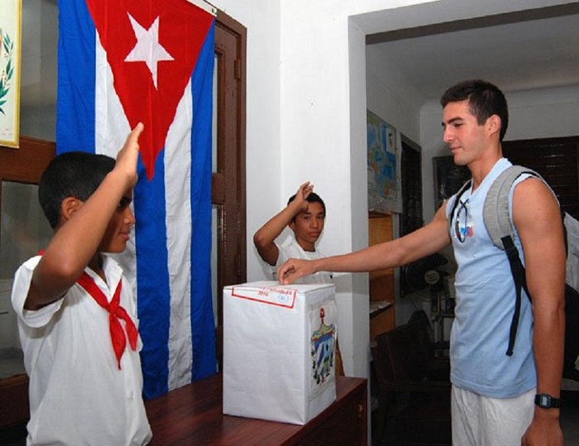 Jovenes arribantes a edad electoral acudiran a urnas en Cuba