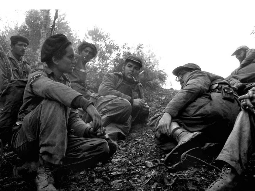 El Che y Fidel en la Sierra Maestra 