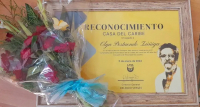Homenaje a la Dra.C. Olga Portuondo Zúñiga en Coloquio Joel James In Memoriam