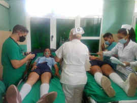 De alta los alumnos hospitalizados por escape de amoníaco en fábrica de Cervezas Tínima de Camagüey
