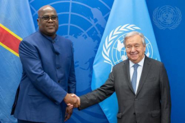 Secretario general de ONU recibió al presidente de la RDC