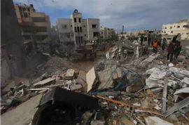 Más de 70 muertos por bombardeos israelíes contra Gaza