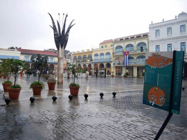 Vientos con fuerza de tormenta tropical se sienten en La Habana