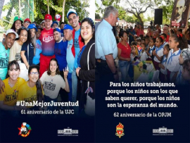 Cuba felicita a su juventud por aniversarios de sus organizaciones