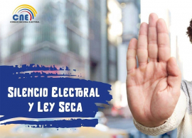 Rige en Ecuador silencio electoral