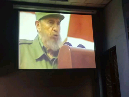 Homenaje a Fidel en el  XXXII Aniversario del Hospital Juan Bruno Zayas