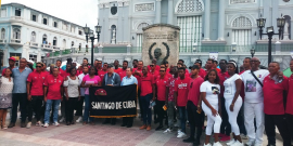 Abanderan a las Avispas de Santiago de Cuba