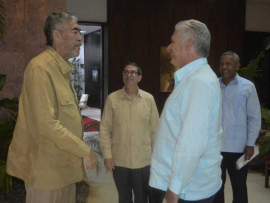 Presidente de Cuba agradece amistad de líder partidista dominicano