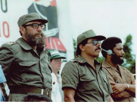 Y… en eso llegó el Comandante en Jefe Fidel Castro a Nicaragua