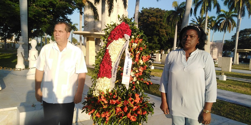Homenaje al Padre de la Patria Carlos Manuel de Céspedes en el aniversario 149 de su caída en combate