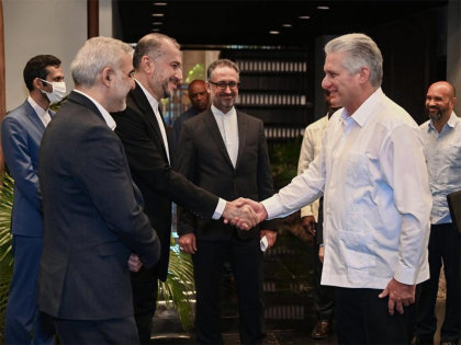 Presidente de Cuba recibió a canciller iraní