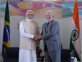 Acuerdan Modi y Lula afianzar nexos entre India y Brasil