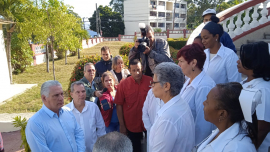 Visita presidente cubano a Santiago de Cuba (+Fotos)