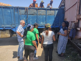 Arriba a Santiago de Cuba primer lote de papas para venta a la población