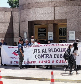 Movimiento de Solidaridad chileno pide a Biden fin de bloqueo a Cuba