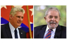 Reitera presidente de Cuba respaldo a su par de Brasil
