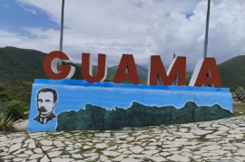 Mejoran imagen representativa a la entrada de Guamá