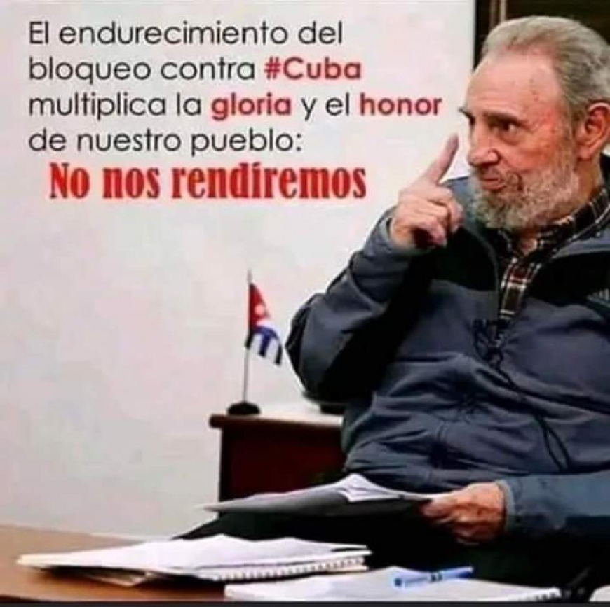 Recuerda Díaz-Canel palabras de Fidel Castro sobre bloqueo a Cuba