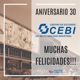 Celebran el 30 aniversario del Cebi