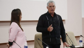 Díaz-Canel asiste a Asamblea General de la Unión de Informáticos de Cuba