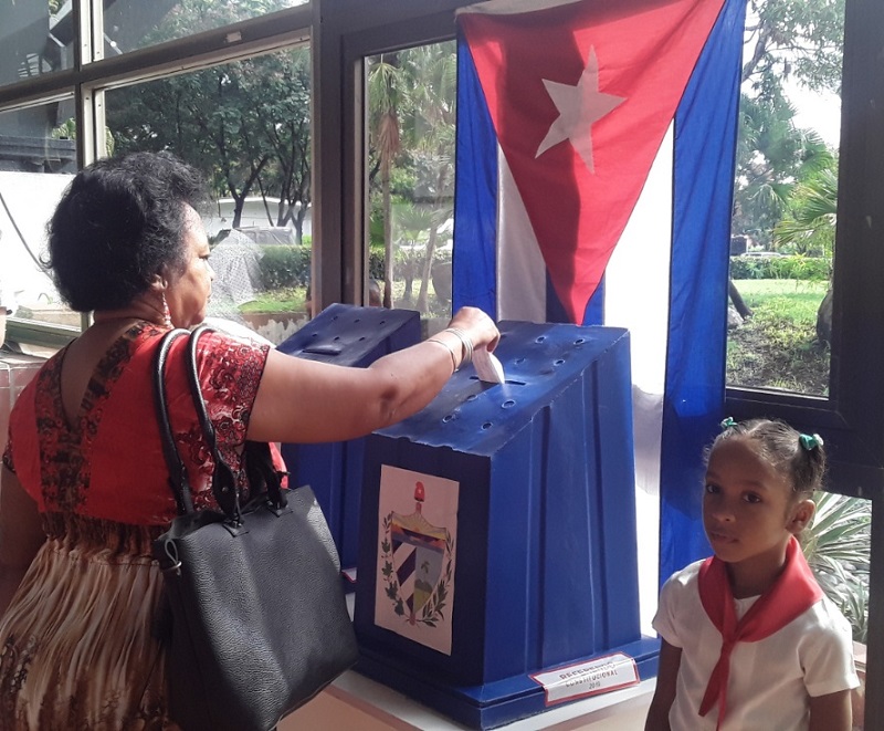 Votación en Santiago de Cuba