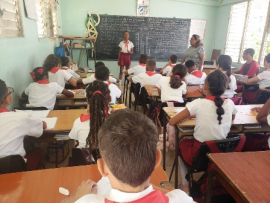 Escuela Carmelo Noa Gil, donde la enseñanza de la historia comienza en el barrio