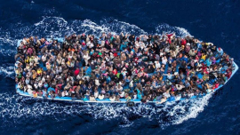Llegaron a Italia 20 mil migrantes irregulares en 70 días de 2023