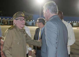 Despide Raúl Castro a presidente Díaz-Canel en La Habana