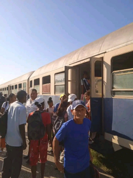 Comenzó a circular tren que beneficia a pobladores de varios municipios santiagueros