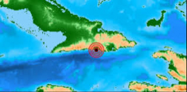 Sismo perceptible en Santiago de Cuba