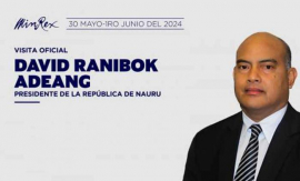 Presidente de Nauru se encuentra en Cuba en visita oficial