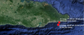 Se registraron dos sismos en el oriente cubano