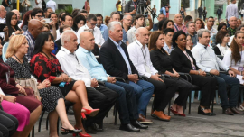 Presente Presidente cubano en inauguración del Coloquio Internacional "Patria"
