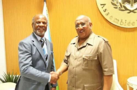 Presidente del Parlamento de Djibouti recibe a embajador de Cuba