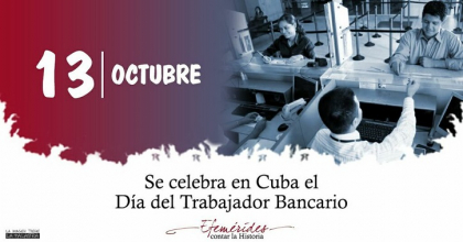 Celebran su día trabajadores bancarios de Santiago de Cuba