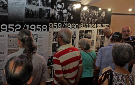Sede de Unión de Periodistas de Cuba atesora 80 imágenes de Fidel