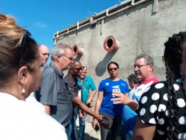 Viceprimera ministra Inés María Chapman Waugh de visita en Santiago de Cuba
