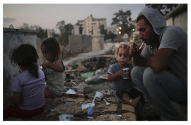 Hambre en Gaza amenaza a un millón de menores palestinos