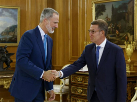 Rey de España encarga a Partido Popular investidura