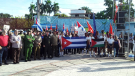 Exigen en Santiago de Cuba cese de genocidio contra palestinos