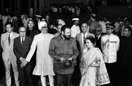50 años de la primera visita de Fidel Castro a India