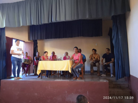 Cuadros y directivos actualizaron de la tensa situación en el territorio