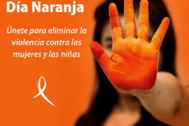 De naranja se pinta la lucha contra la violencia de género