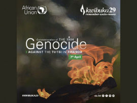 Unión Africana recuerda aniversario 29 de genocidio en Ruanda