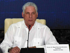 Insta presidente de Cuba a impulsar proceso de paz en Colombia