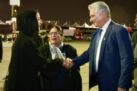 Llegó el Presidente cubano a Emiratos Árabes Unidos