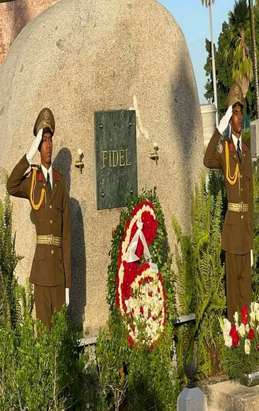 Homenaje a Fidel en Santiago de Cuba