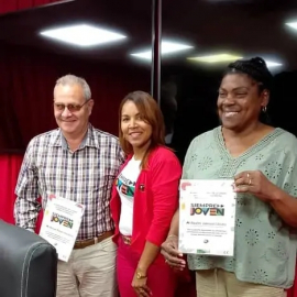 Reconocen apoyo a la juventud comunista en Santiago de Cuba