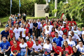 Homenaje a Céspedes en San Lorenzo