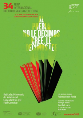 Feria del Libro en Santiago de Cuba, del 3 al 6 de septiembre